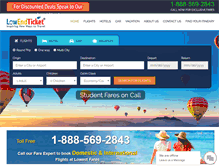 Tablet Screenshot of lowendticket.com